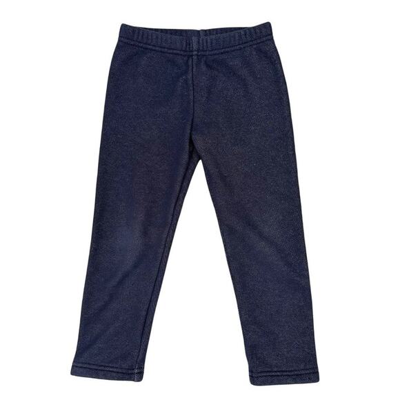 GAP Kids Sherpa-Lined Leggings Denim 3T - Picture 1 of 5